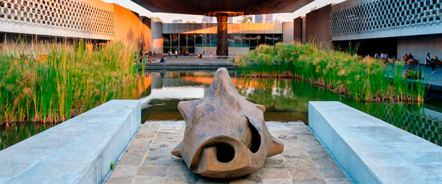 Vista panorámica de CIUDAD DE MEXICO CON MUSEO DE ANTROPOLOGIA 2